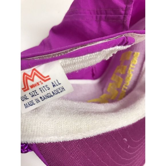 HWC Distribution Corp Vintage Neon Purple Cord Adjustable Hat - Picture 8 of 8